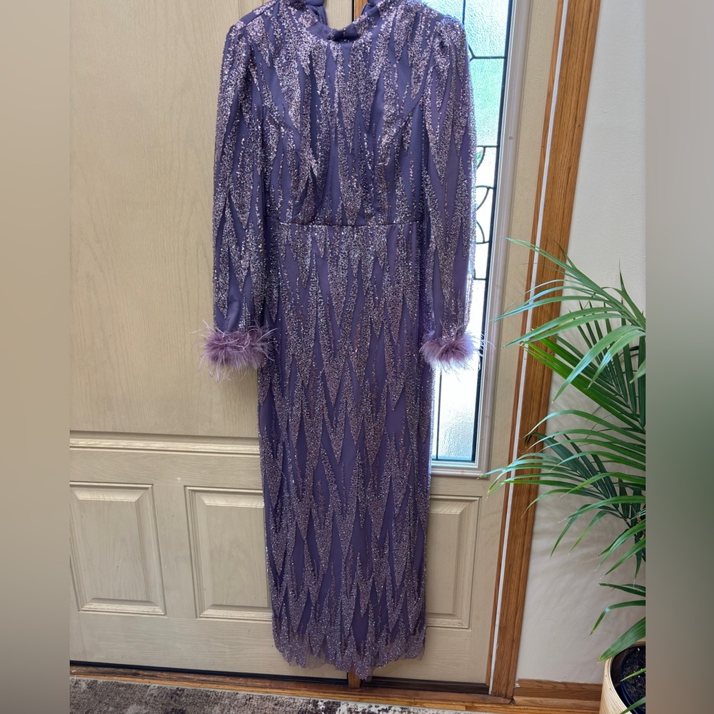SOLD purple evening dress